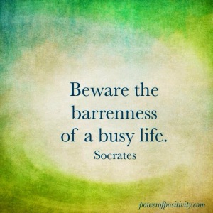 MOTIVATION 15 Best Socrates Picture Quotes - Beware the barrenness of a busy life. - Socrates